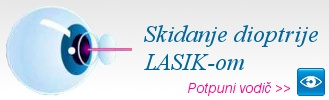 Lasersko skidanje dioptrije, laserska korekcija vida, lasik