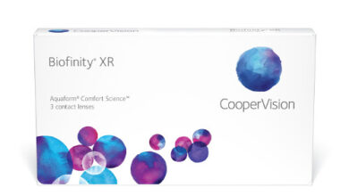 Biofinity XR, meke leće za visoku dioptriju