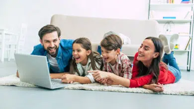 djeca, racunala, vid, oči, kompjuter