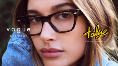 Hailey Bieber X vogue kolecija naocala