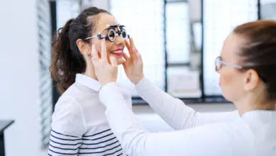 Određivanje dioptrije minus