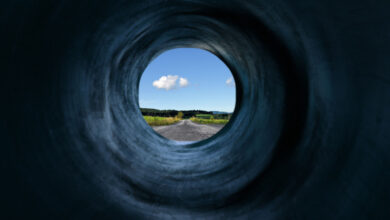 periferni vid, tunelski vid