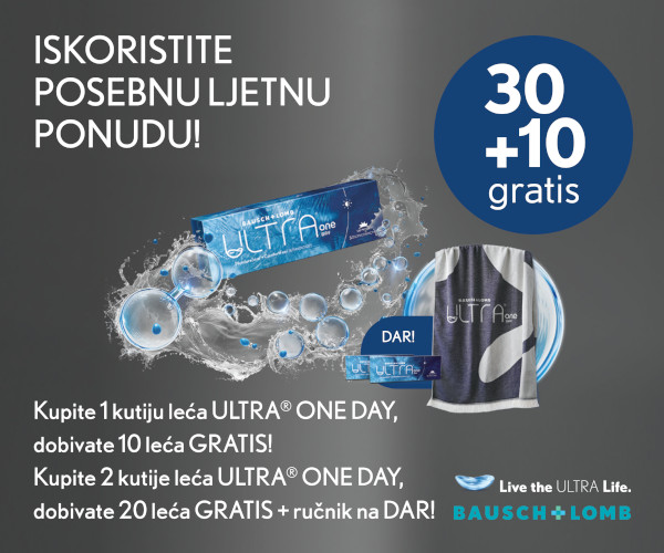 Kontaktne leće Ultra akcija 2025