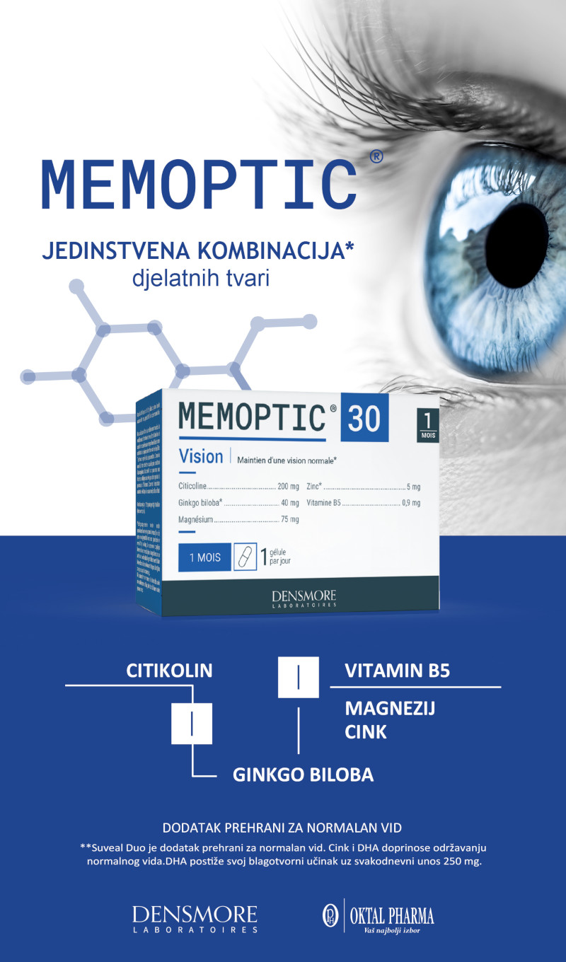 Memoptic 30 vitamini za oči