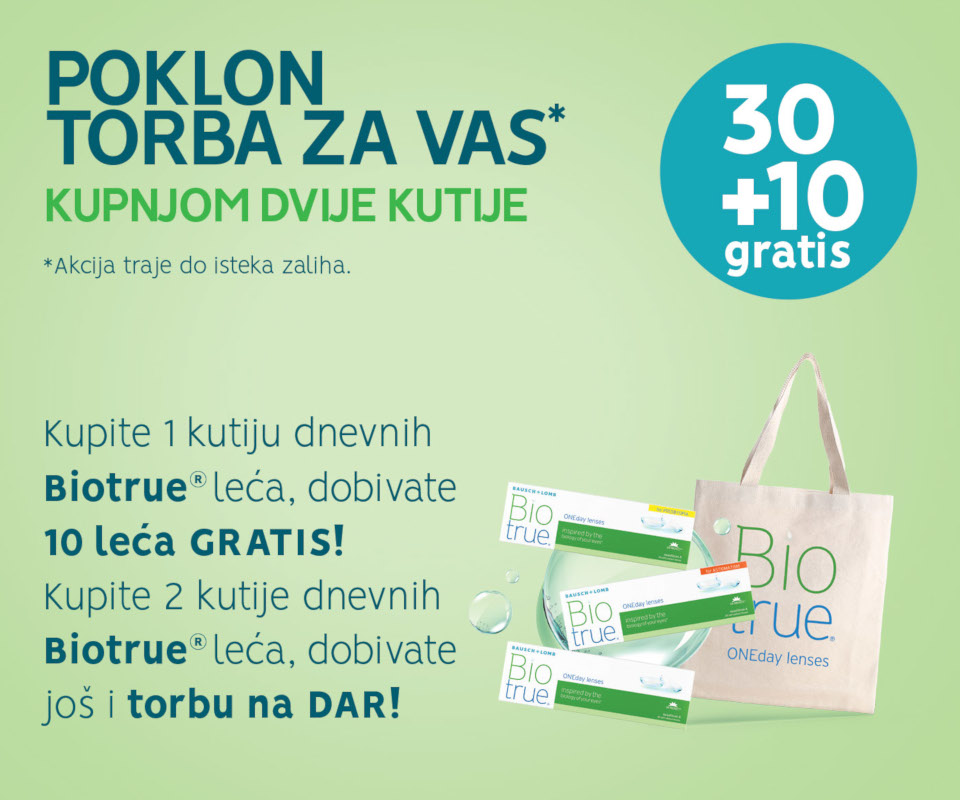 BioTrue leće ljetna akcija